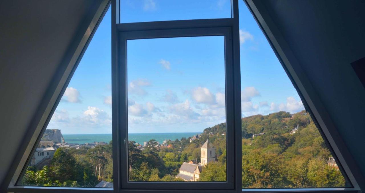 Villa Panorama, Vue Mer Et Falaises D Exception Étretat Exteriör bild