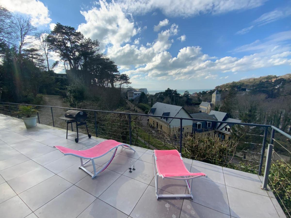 Villa Panorama, Vue Mer Et Falaises D Exception Étretat Exteriör bild