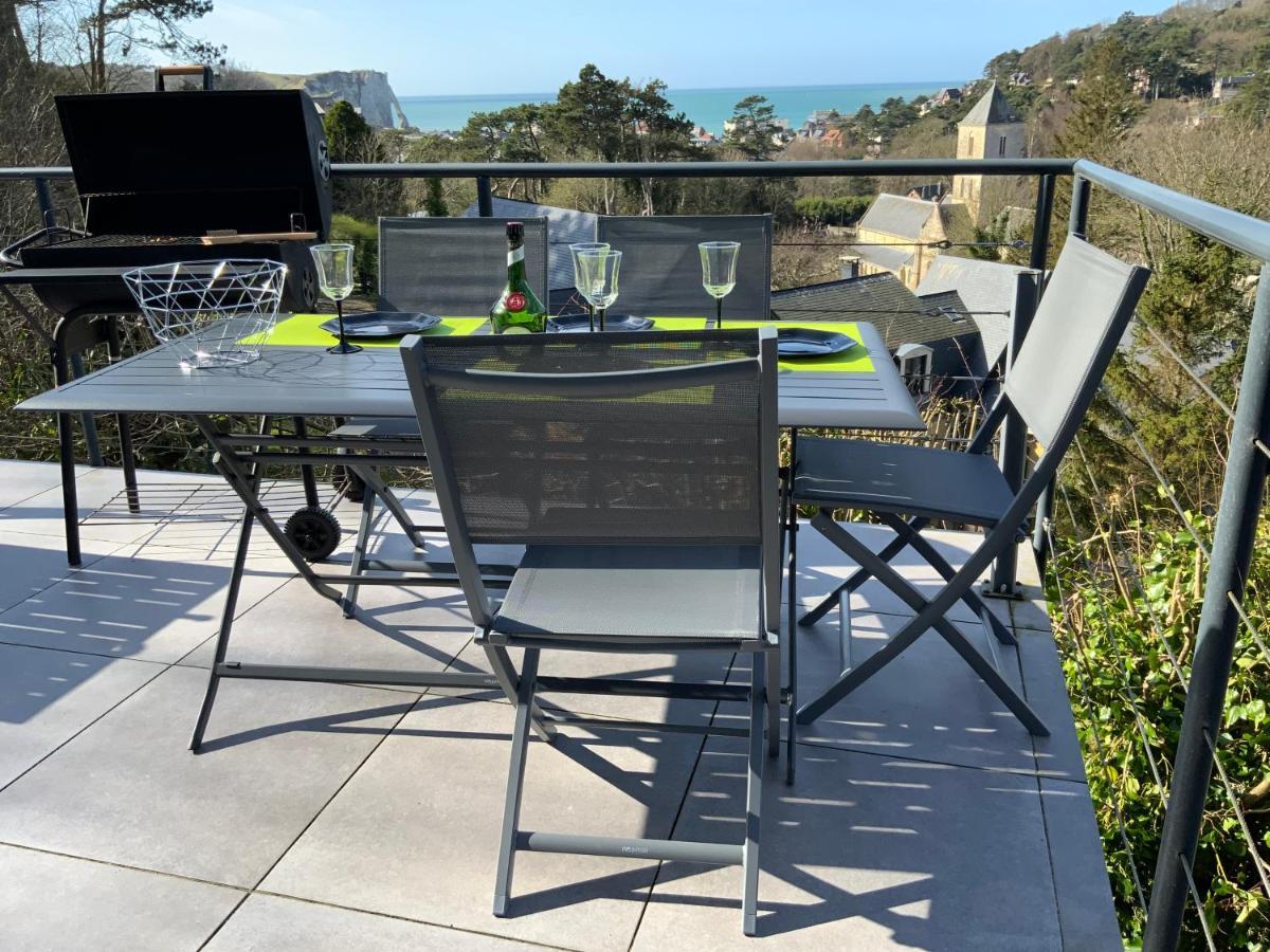 Villa Panorama, Vue Mer Et Falaises D Exception Étretat Exteriör bild
