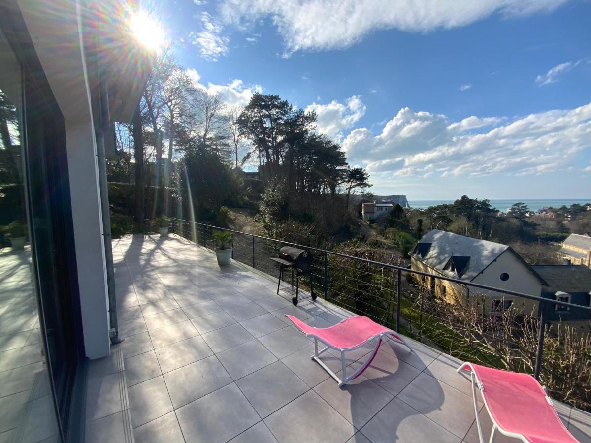 Villa Panorama, Vue Mer Et Falaises D Exception Étretat Exteriör bild