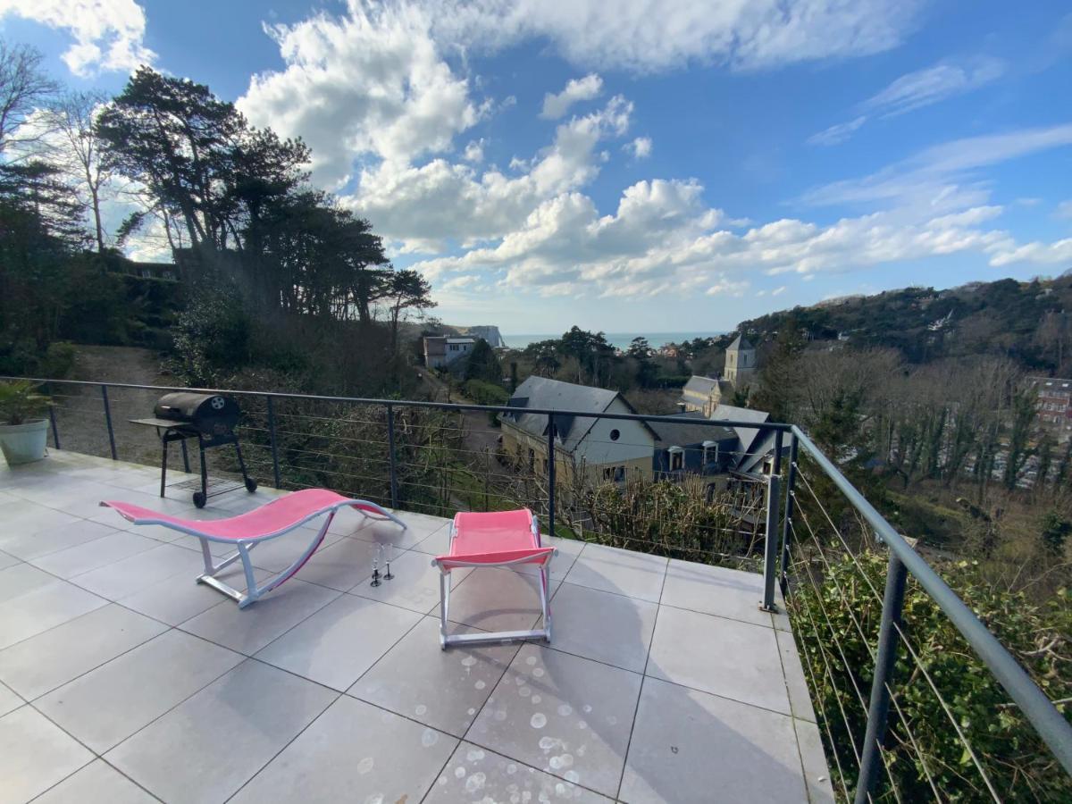 Villa Panorama, Vue Mer Et Falaises D Exception Étretat Exteriör bild