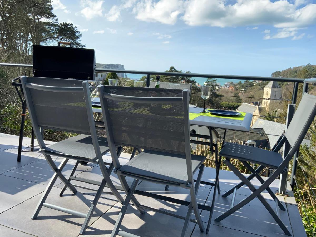 Villa Panorama, Vue Mer Et Falaises D Exception Étretat Exteriör bild